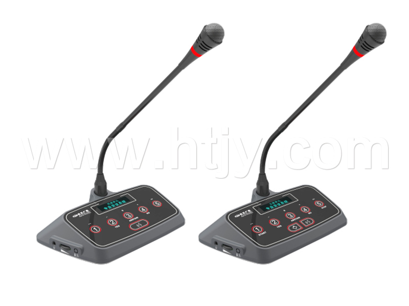 桌面式触摸主席/代表席讲话表决单位 HT-M202G/HT-M204G